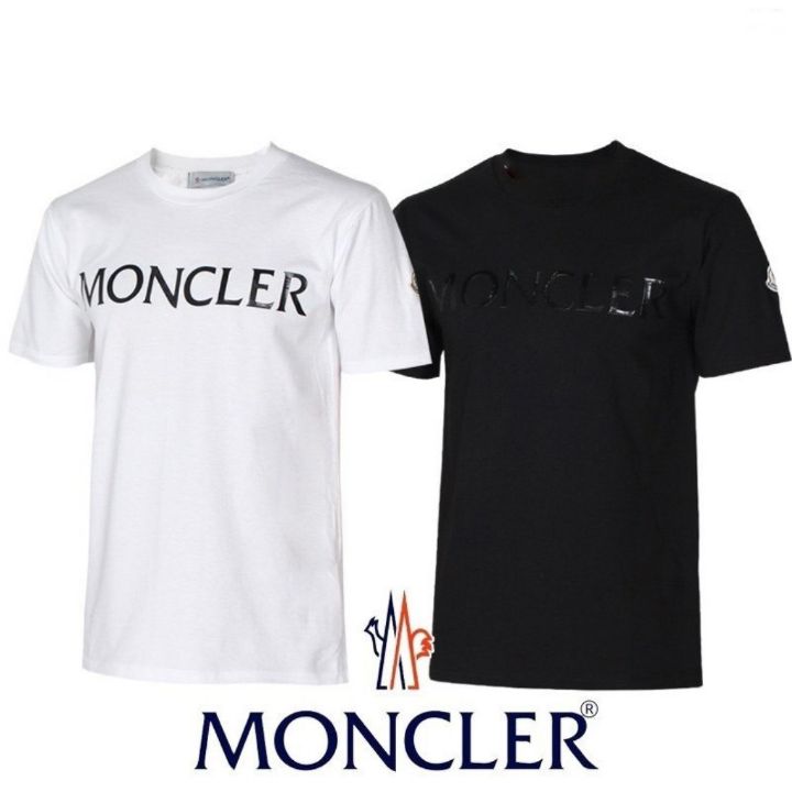 몽클레어 엠블럼 라운드 반팔티