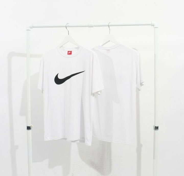 나이키 빅로고 기능성 라운드 반팔티