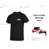 나이키 X 스투시 콜라보 스몰 나염 반팔티