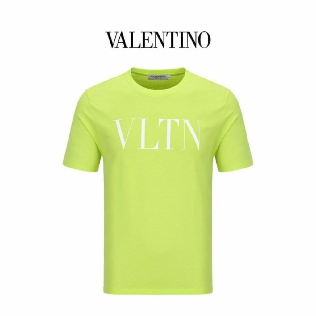 발렌티노 네온 로고 반팔티