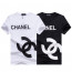 샤넬 퍼랭 라운드 반팔티