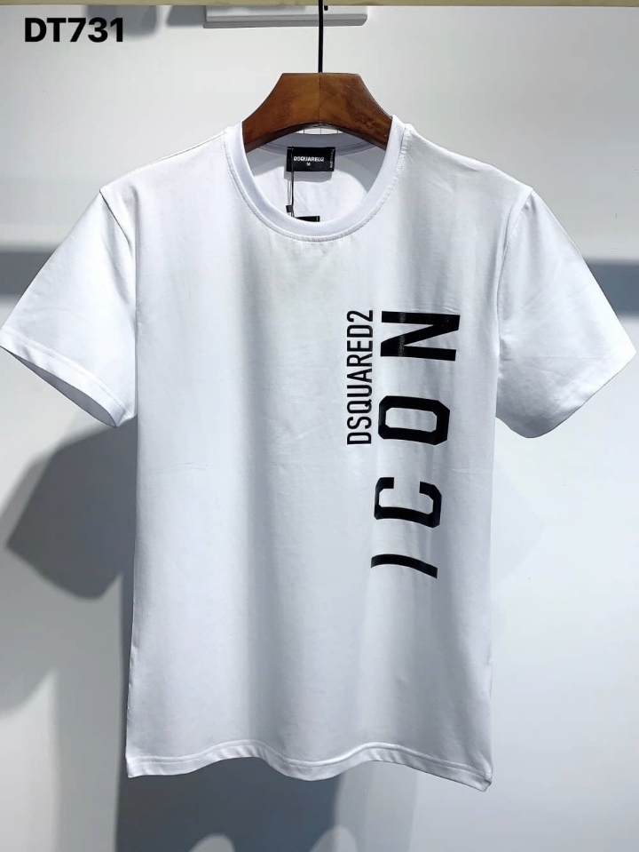 디스퀘어드2 아이콘 세로 로고 반팔티