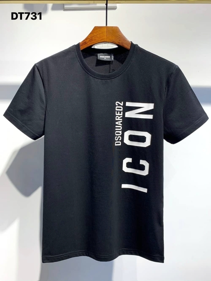 디스퀘어드2 아이콘 세로 로고 반팔티