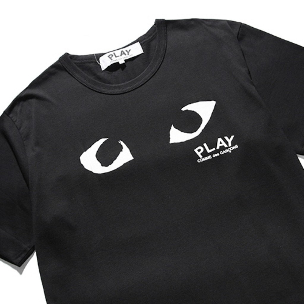 꼼데가르송 눈알 나염 반팔티