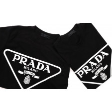 프라다 사피아노 삼각 로고 반팔티
