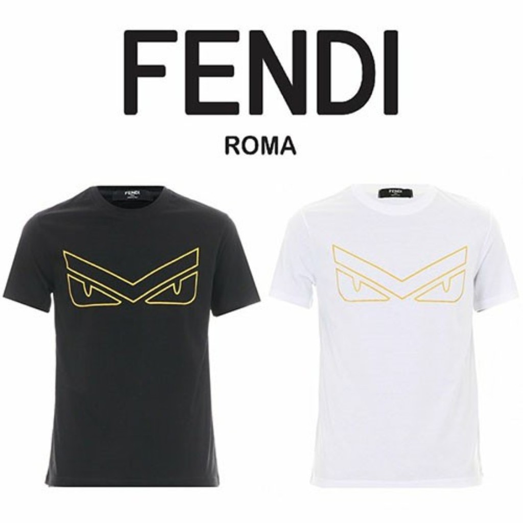 펜디 골든 아이 반팔티