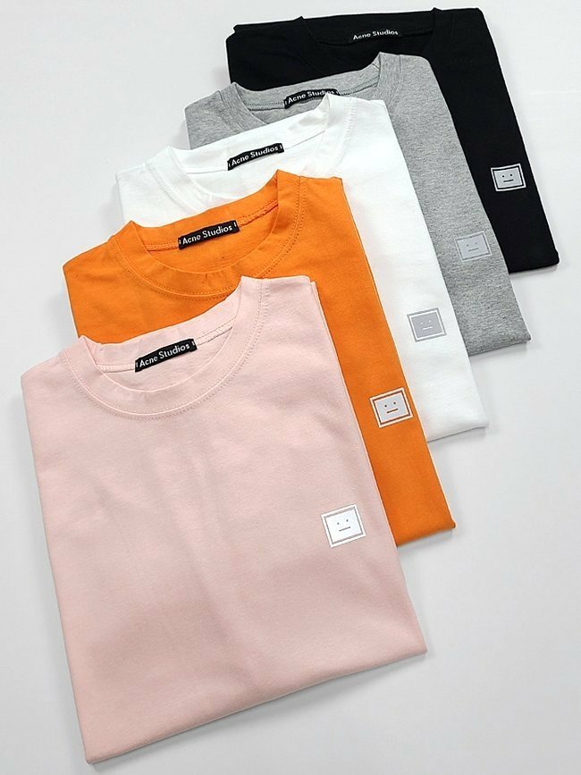 아크네 스튜디오 스카치 로고 포인트 반팔티