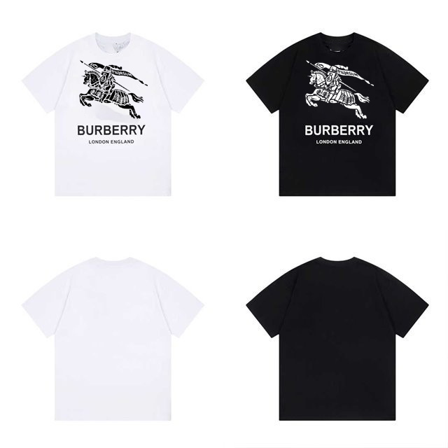 버버리 기사 빅로고 반팔티