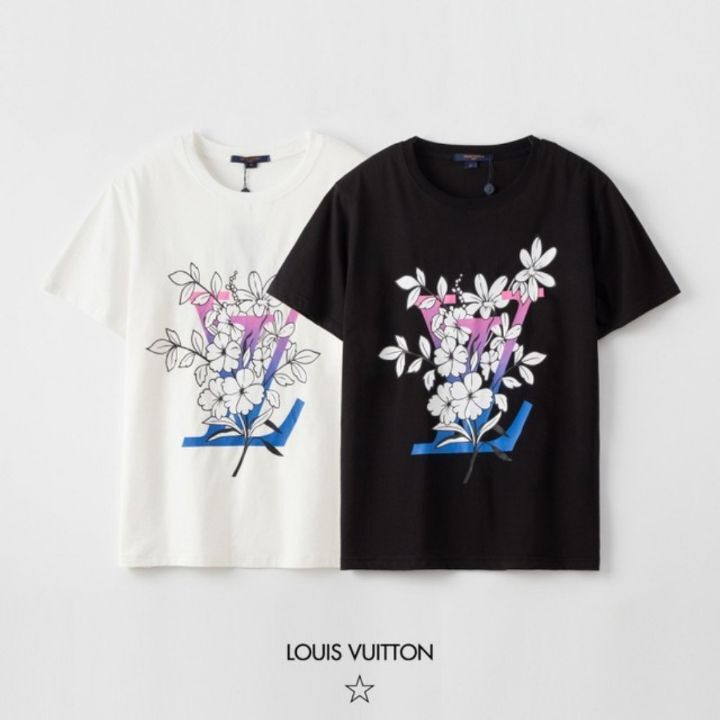 루이비통 LV 플라워 나염 반팔티