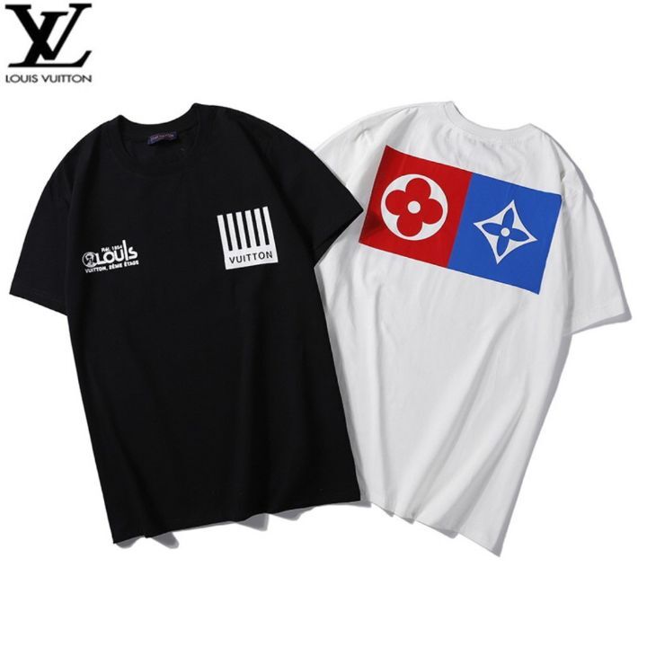 루이비통 피아노 모노그램 반팔티