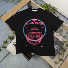 스톤아일랜드 원형 그래픽 반팔티