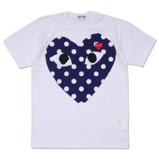 꼼데가르송 도트 반팔티