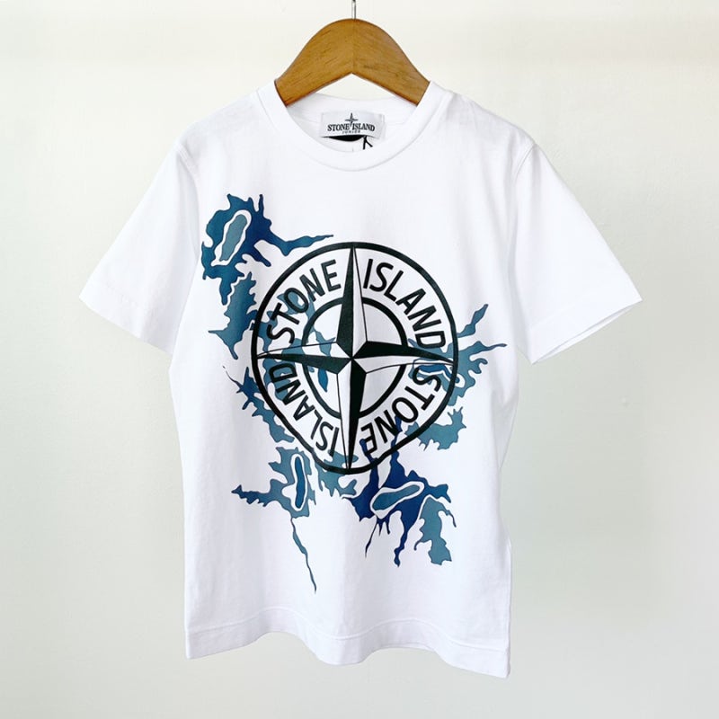 스톤아일랜드 카모 나염 반팔티