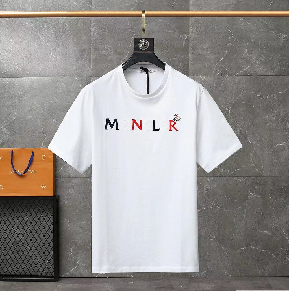 몽클레어 프리미엄 레인보우 패치 반팔티