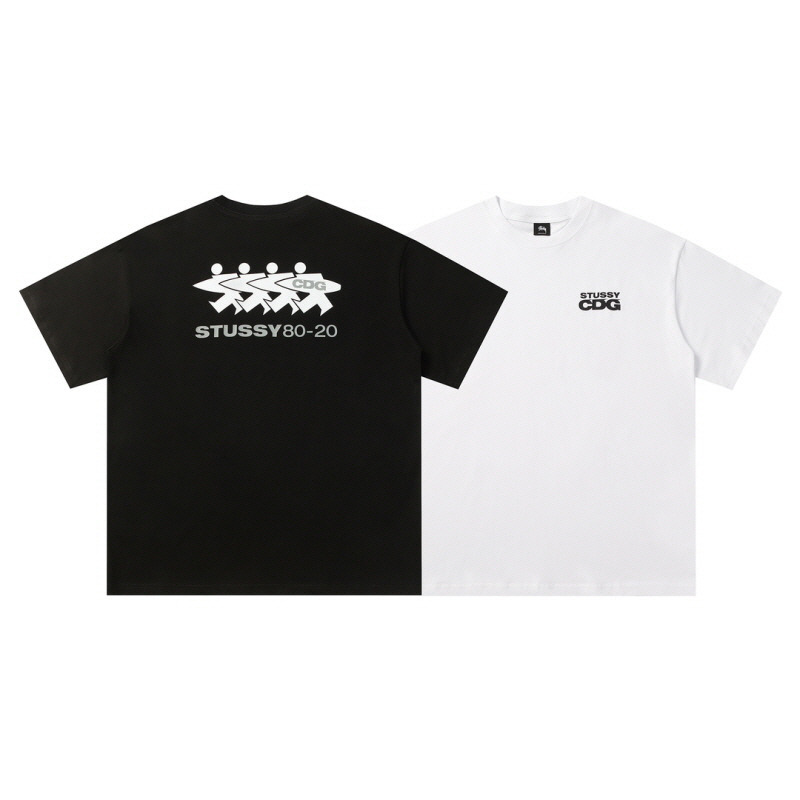 스투시 X 꼼데가르송 콜라보 서퍼맨 반팔티
