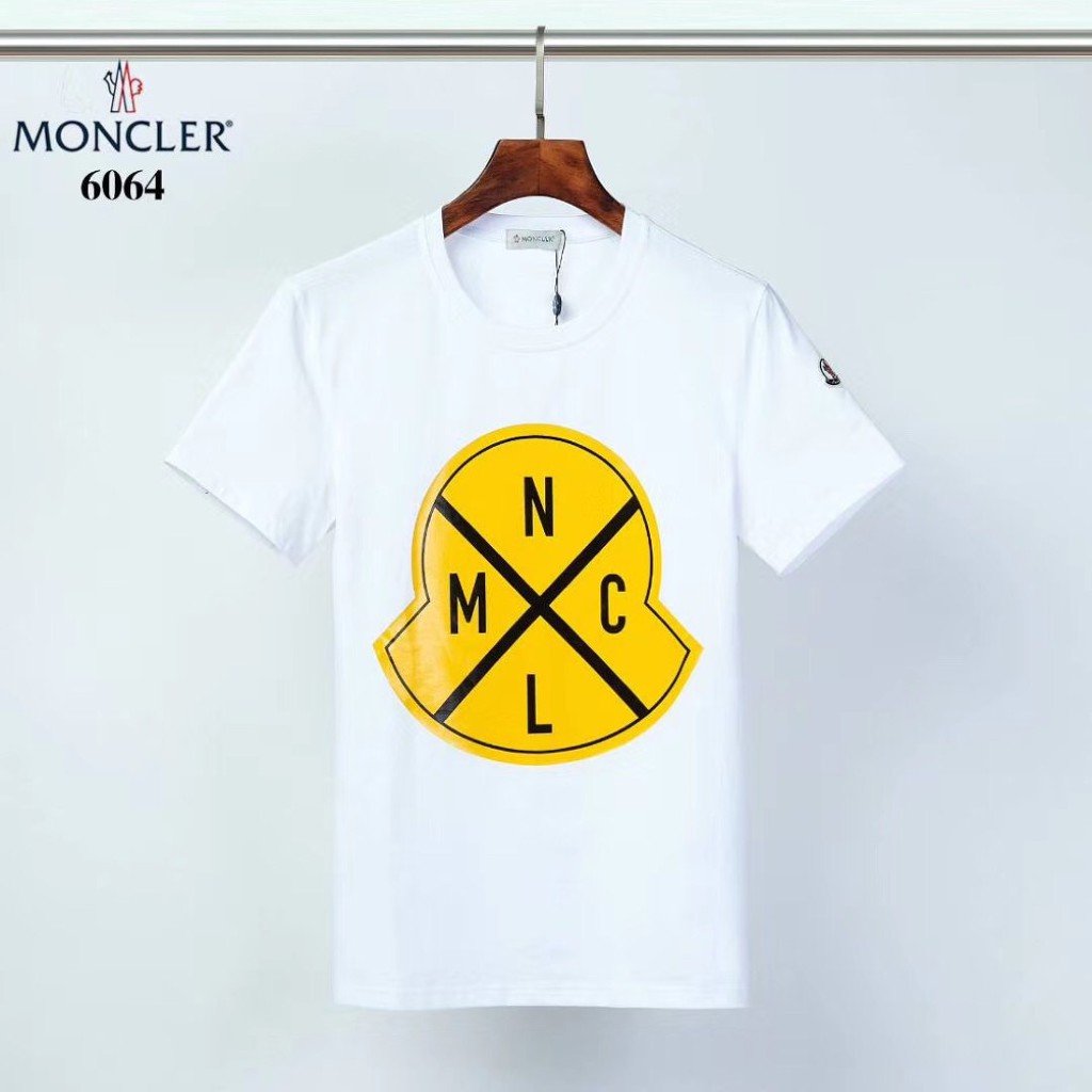 몽클레어 옐로우 Nmcl 나염 반팔티