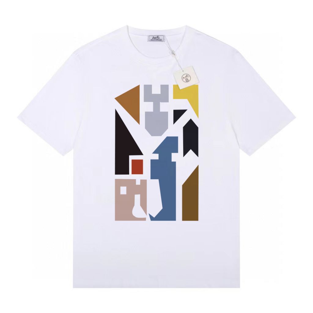 에르메스 둔각 로고 반팔티