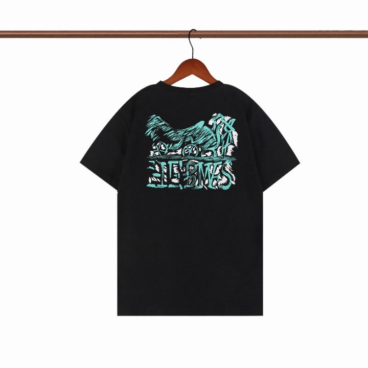 에르메스 빈티지 페인팅 반팔티