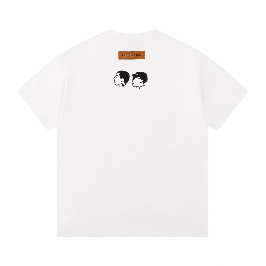 루이비통 하트 레터 반팔티