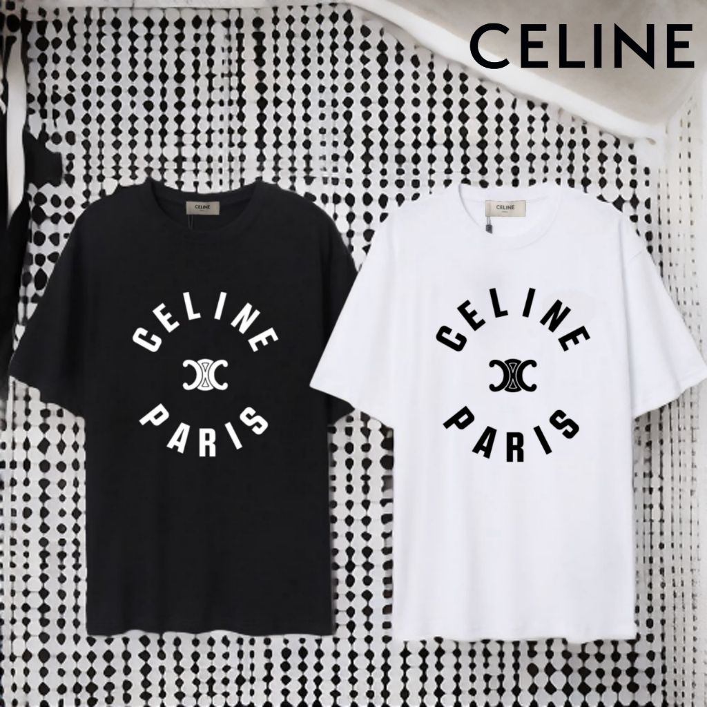 셀린느 트리오페 Paris 원스트 원형 반팔티