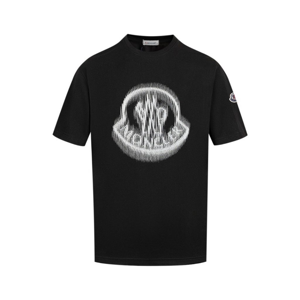 몽클레어 픽셀 퍼지 로고 반팔티