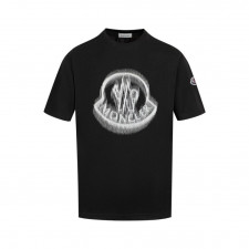 몽클레어 픽셀 퍼지 로고 반팔티