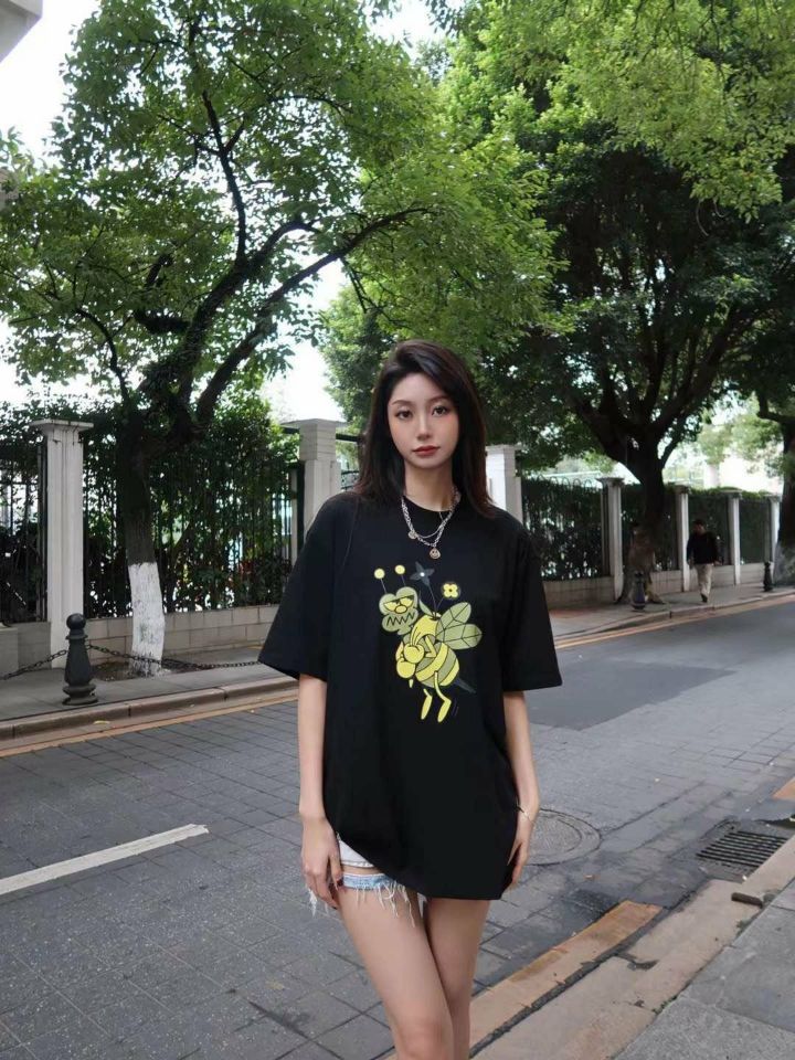 루이비통 꿀벌 나염 반팔티