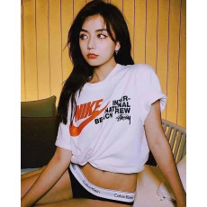 나이키 X 스투시 콜라보 비치 크루 반팔티