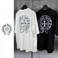 크롬하츠 빈티지 백로고 반팔티