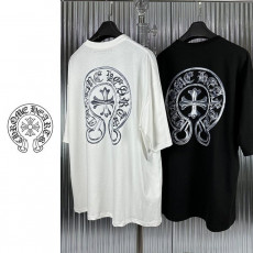 크롬하츠 빈티지 백로고 반팔티