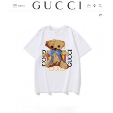 구찌 사각 곰돌이 베어 반팔티