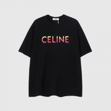 셀린느 그라데이션 로고 반팔티