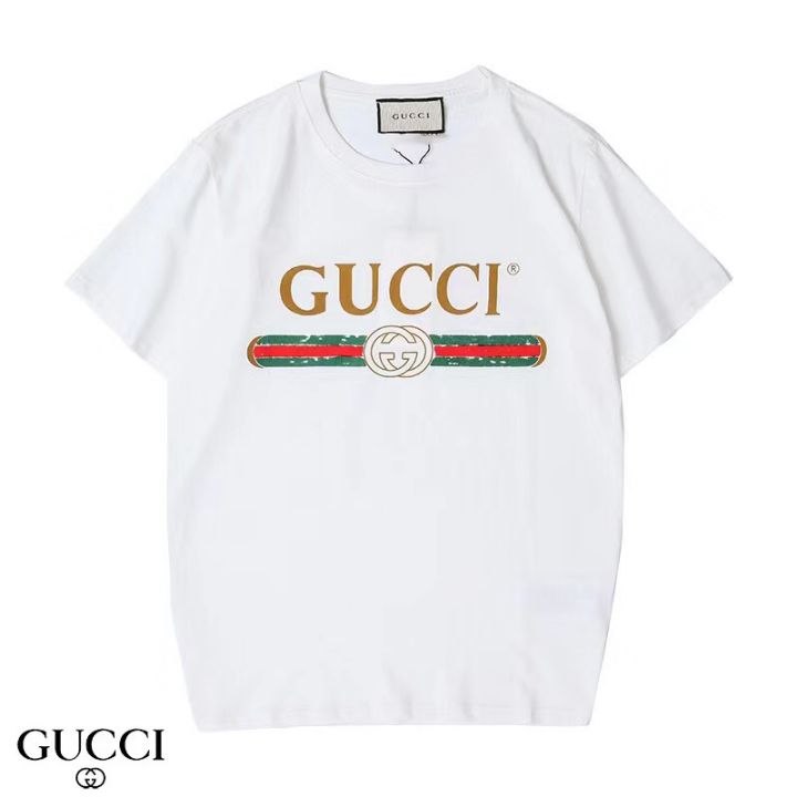 구찌 벨트 로고 반팔티