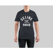 셀린느 파리스 레터링 반팔티