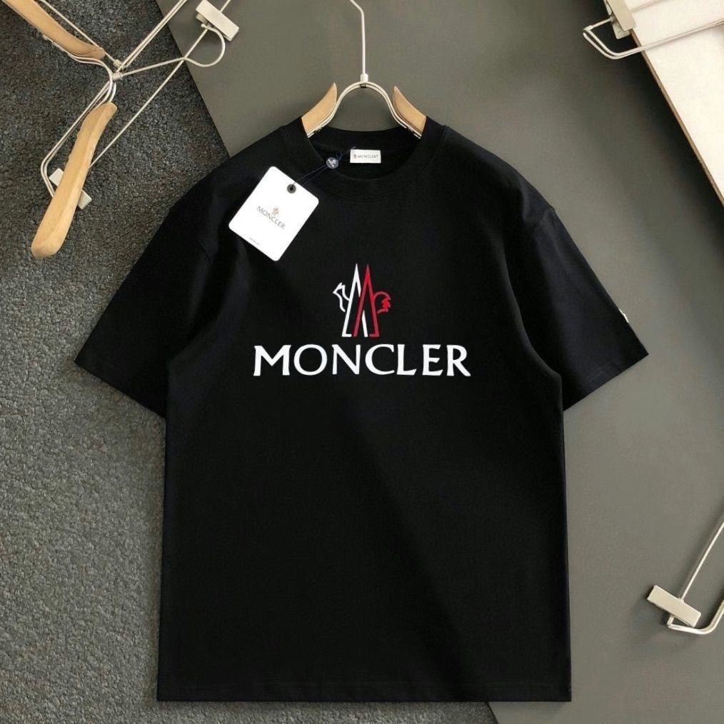 몽클레어 더블 M 로고 반팔티