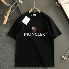 몽클레어 더블 M 로고 반팔티