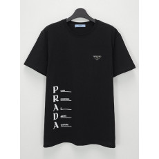프라다 영문 로고 플레이트 반팔티