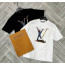 루이비통 X 오프화이트 콜라보 버질아블로 라운드 반팔티