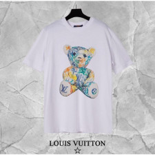 루이비통 두두 테디 베어 프린팅 반팔티