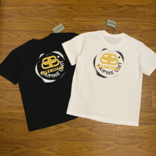 발렌시아가 BB 클래식 로고 서클 스탬프 반팔티