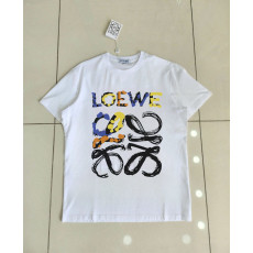 로에베 페인티 스웨트 반팔티