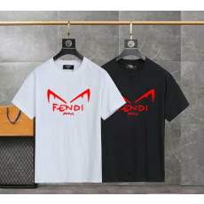 펜디 레드 나염 디아블릭 반팔티