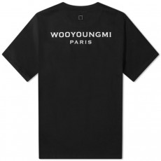 우영미 파리스 자수 로고 반팔티