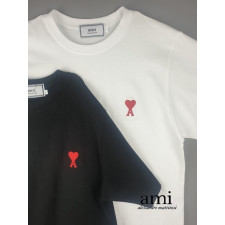 아미 스몰 하트 로고 반팔티