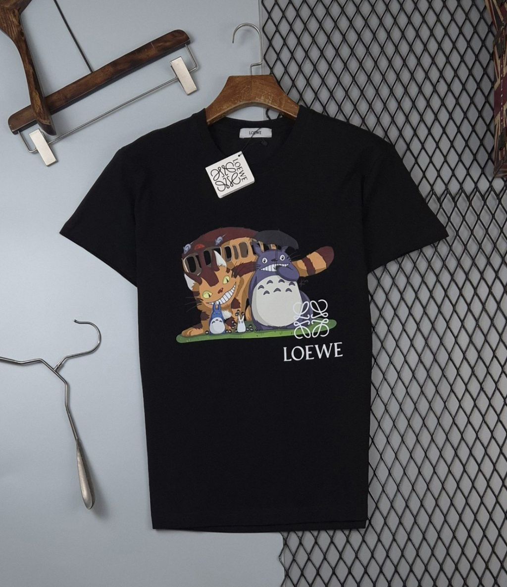 로에베 토토로 고양이 버스 모티브 반팔티