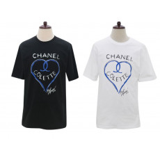 샤넬 하트 콜레트 라운드 반팔티