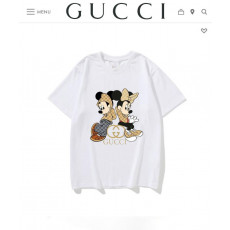 구찌 골드 미키 디즈니 반팔티