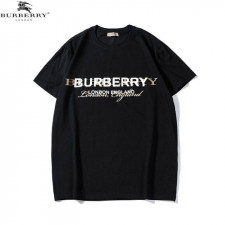 버버리 투톤 골드 반팔티