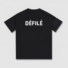 발렌시아가 하프디파일 로고 라운드 반팔티