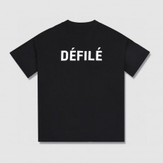 발렌시아가 하프디파일 로고 라운드 반팔티